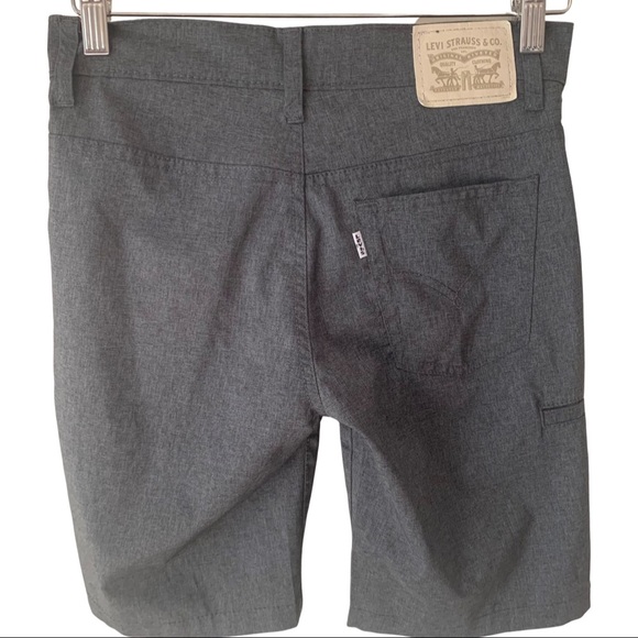 LEVI’S 511 Slim Performance Stretch Hybrid Short Gray Stretch Wicking Swim Sz 12 - Picture 3 of 12